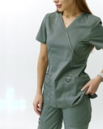 Жіночий медичний костюм Cherokee Revolution оливка - Зображення 7