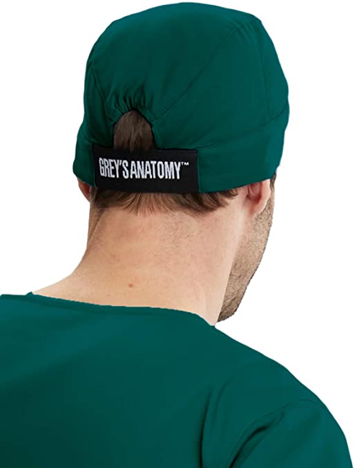 Медицинская шапка Grey's ANATOMY зеленая UNISEX