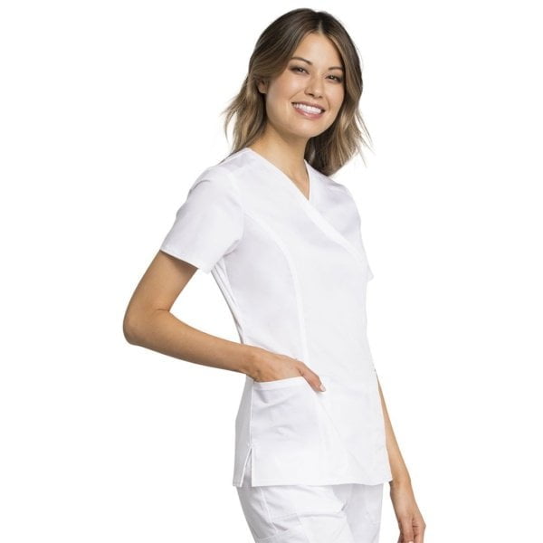 Жіночий медичний костюм Cherokee Revolution Tech - колір білий (WHT)