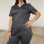 Женский медицинский костюм Cherokee Revolution графитовый — изображение 2