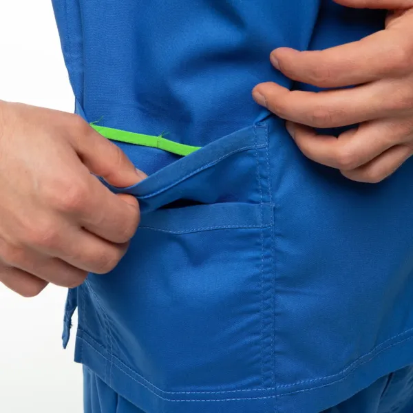 Чоловічий медичний топ Landau ProFlex світло-синій