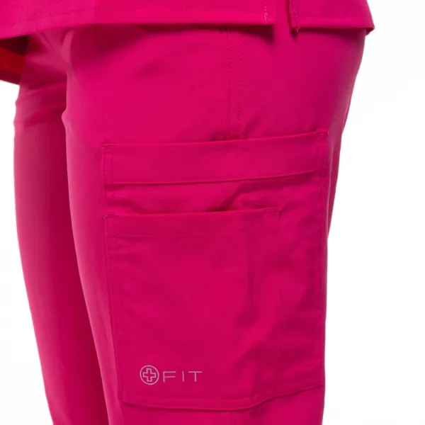 Жіночий медичний костюм White Cross рожевий