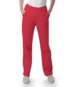 Женские медицинские брюки Landau ProFlex красный
