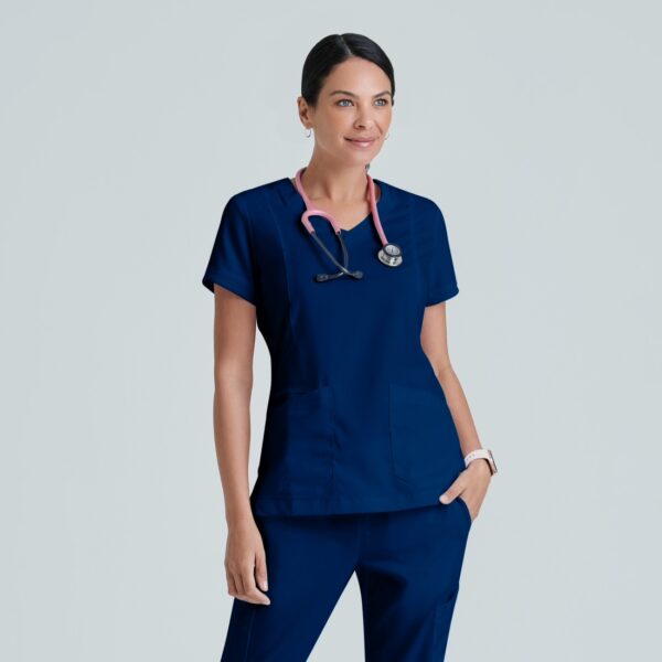 Жіночий медичний костюм Greys Anatomy колір синій