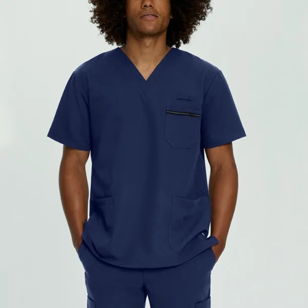 Чоловічий медичний костюм White Cross синій