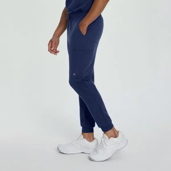 Чоловічий медичний костюм White Cross синій