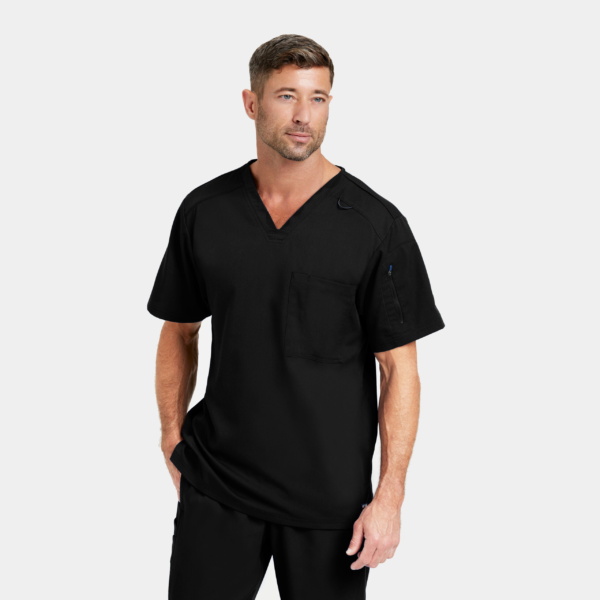 Чоловічий медичний костюм Grey's Anatomy чорного кольору