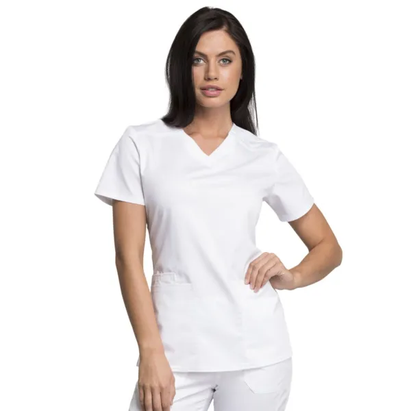 Жіночий антибактеріальний медичний костюм Cherokee Revolution tech  білий