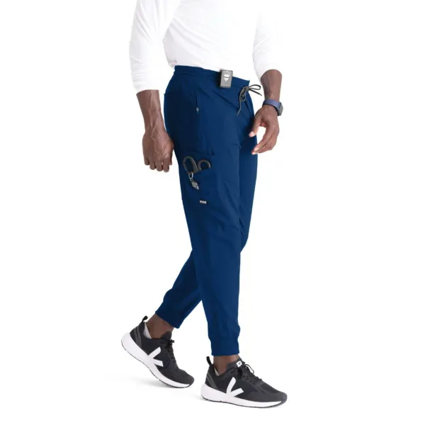 Чоловічий медичний костюм Grey's Anatomy синього кольору