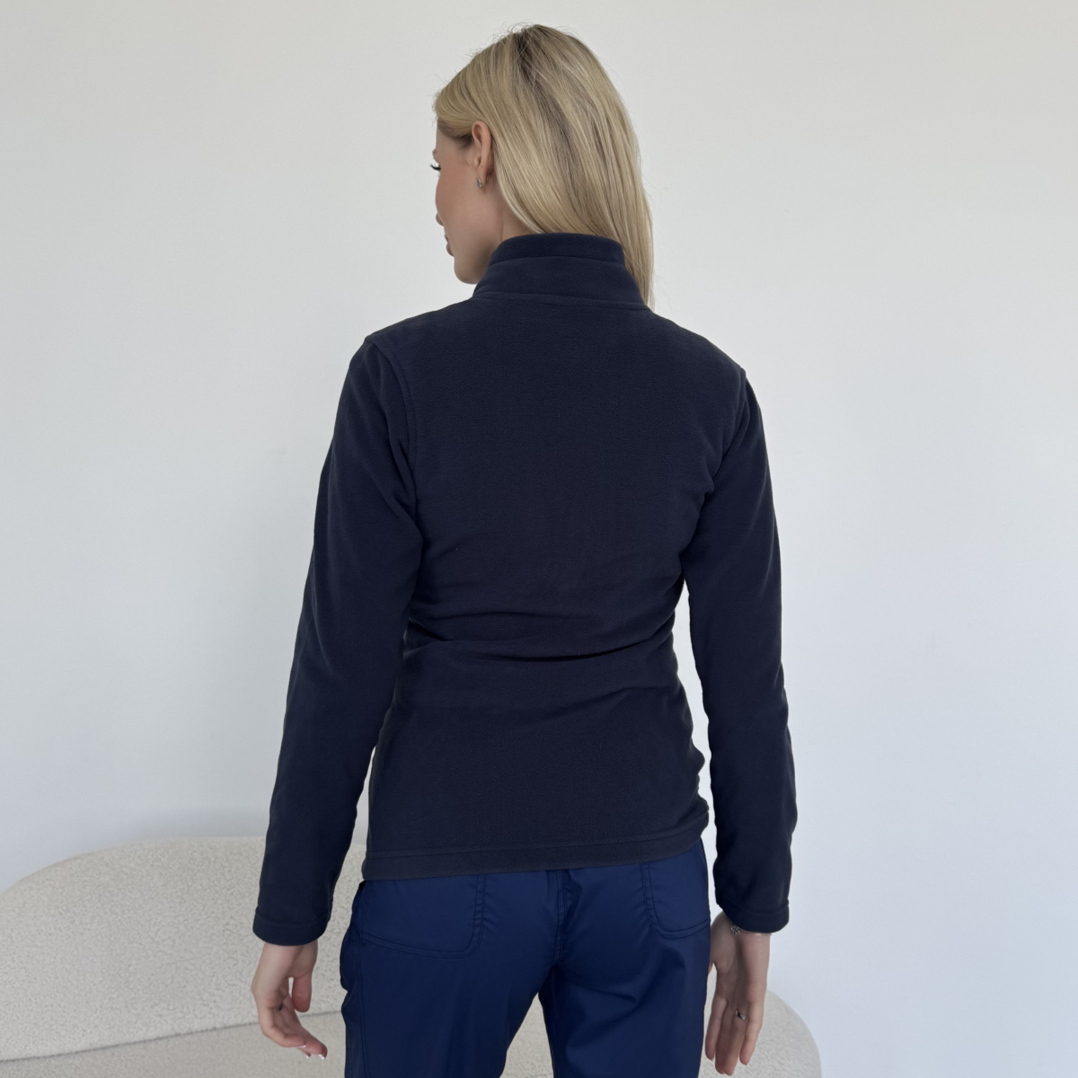 Флиска для врача женская Vililla синяя — изображение 4