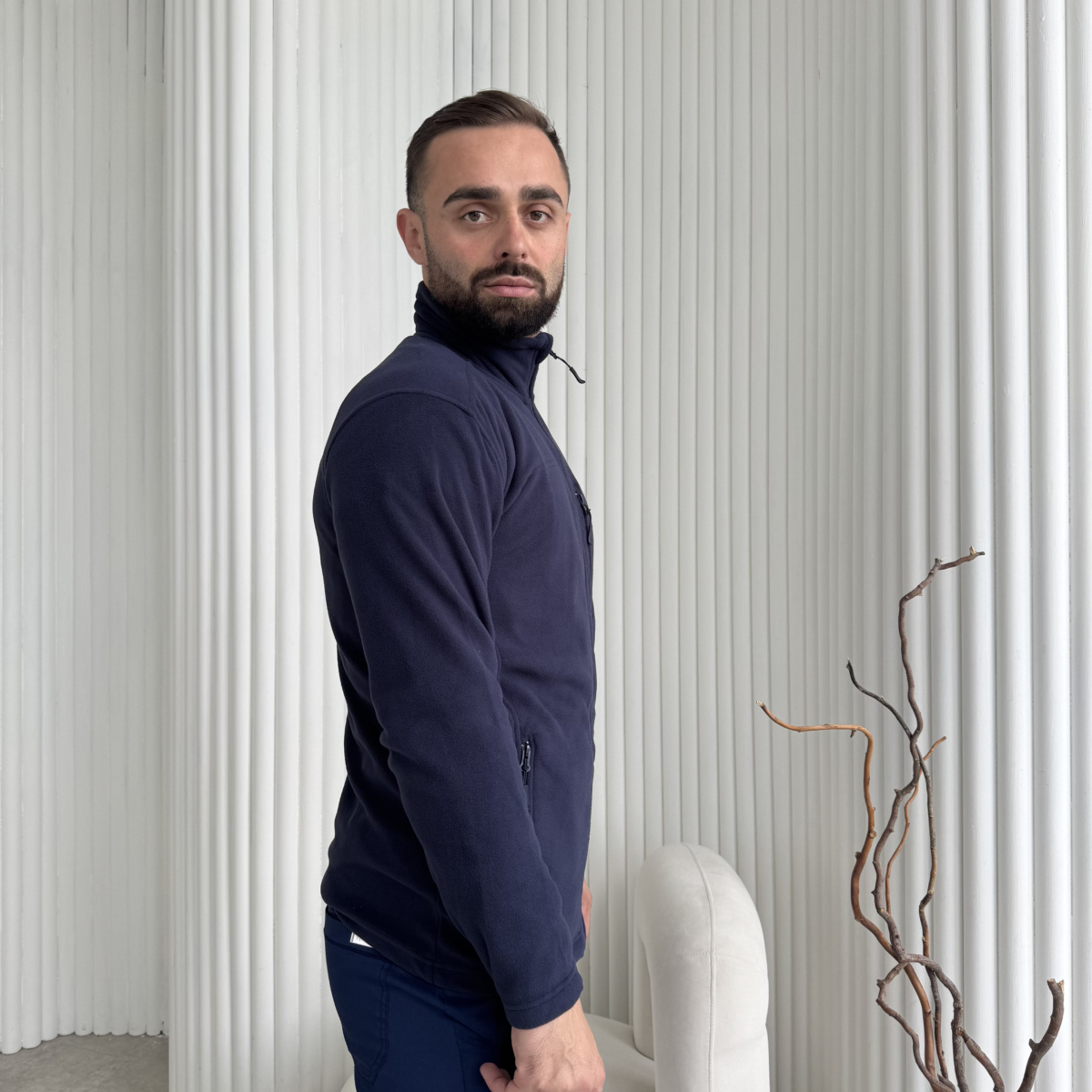 Флиска для врача мужская Vililla синяя — изображение 4