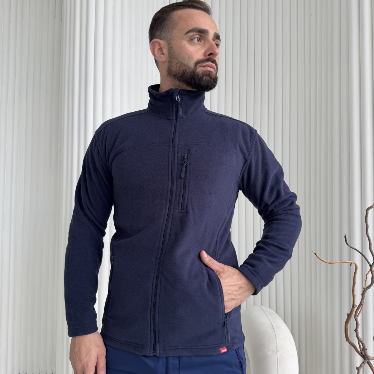 IMG_3414 Фліска для лікаря чоловіча Vililla синя - Зображення 1