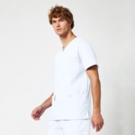 Мужской медицинский костюм Cherokee Professionals белый — изображение 6