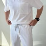 Мужской медицинский костюм Grey's Anatomy белого цвета — изображение 9