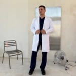 Мужской медицинский халат Barco Verse Lab Coat белый BRC965 — изображение 2