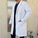 Мужской медицинский халат Barco Verse Lab Coat белый BRC965 — изображение 4