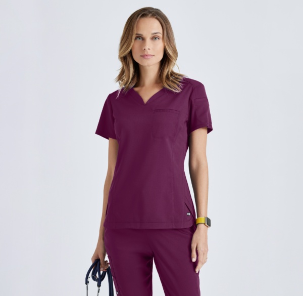 Женский медицинский костюм Grey's Anatomy винный
