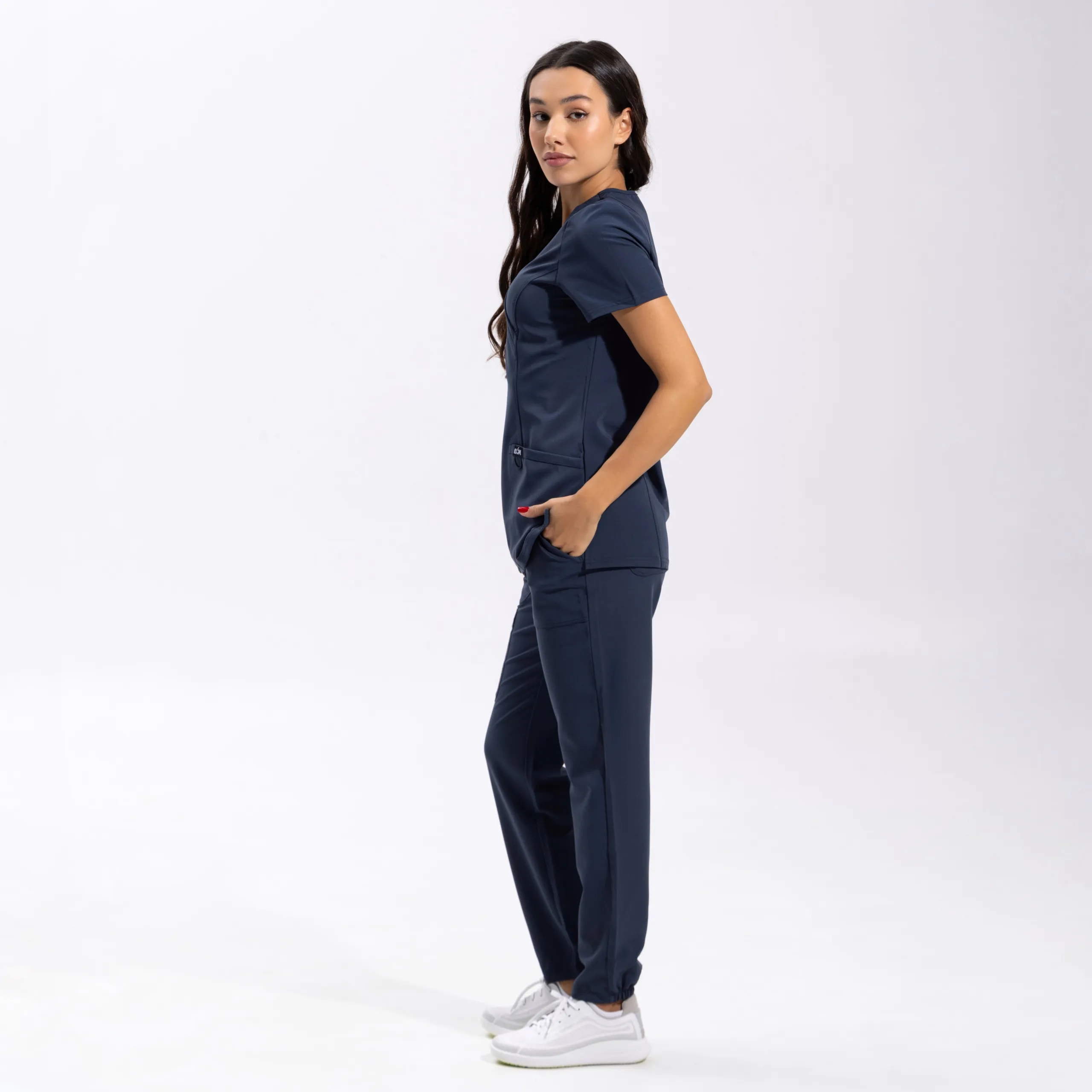 Жіночий медичний костюм Plum сірий - Зображення 5