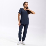 Жіночий медичний костюм Plum сірий - Зображення 6