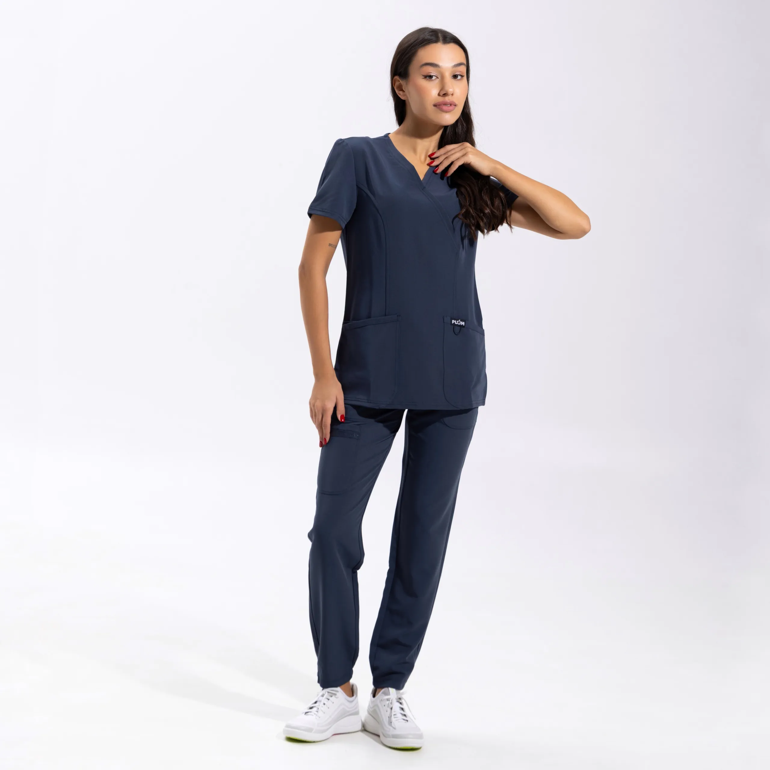 Жіночий медичний костюм Plum сірий - Зображення 6