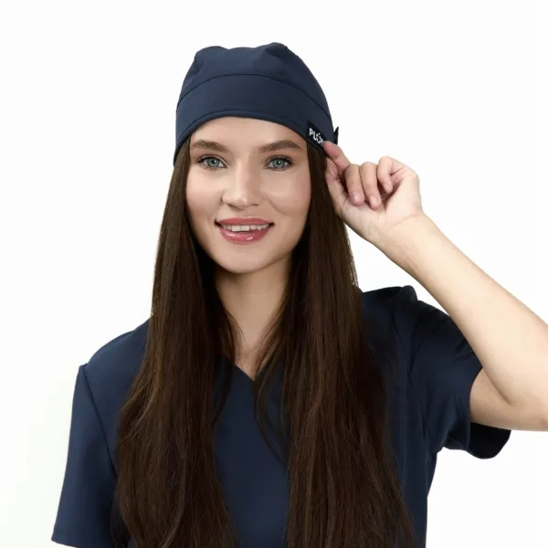 Медична шапка PLUM жіноча графітова