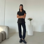 Жіночий медичний костюм Plum чорний - Зображення 2