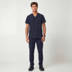 Мужской медицинский костюм Plum графитовый