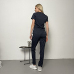 Женский медицинский костюм Grey's Anatomy Strech графитовый — изображение 4