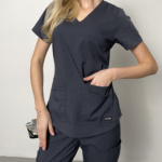 Женский медицинский костюм Grey's Anatomy Strech графитовый — изображение 2