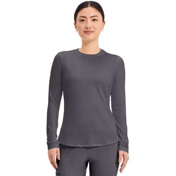 Гольф для лікаря з довгим рукавом із колекції Cherokee сірий