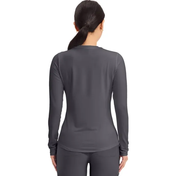 Гольф для лікаря з довгим рукавом із колекції Cherokee сірий