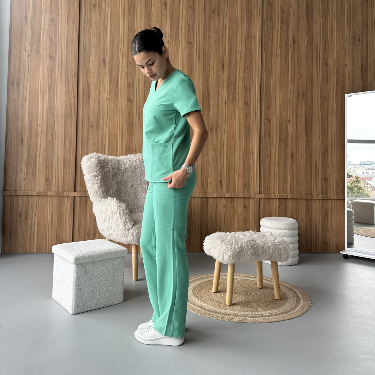 Жіночий медичний костюм Cherokee Originals Ultra - Зображення 4