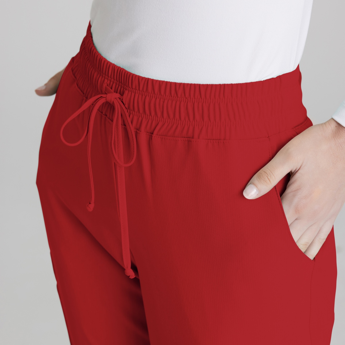 Жіночий медичний костюм Skechers червоного кольору - Зображення 11