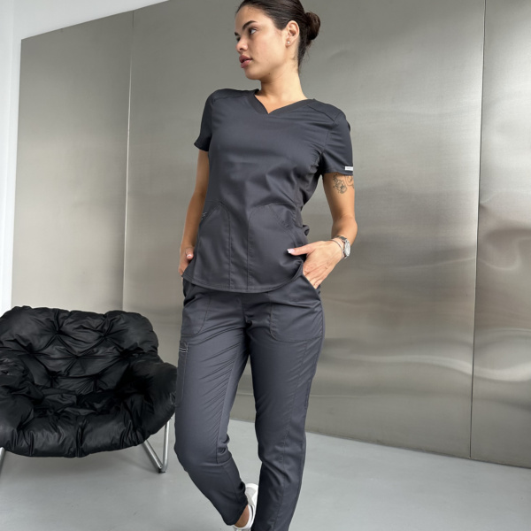 Жіночий медичний костюм Cherokee сірий
