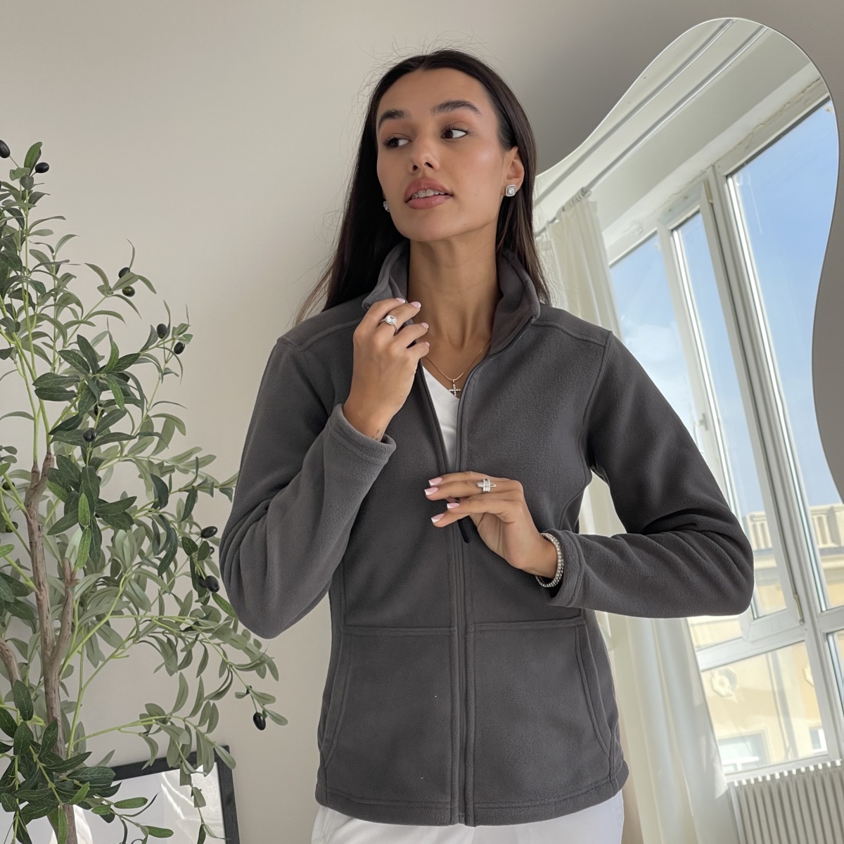 Флиска для врача женская Vililla графитовая — изображение 1