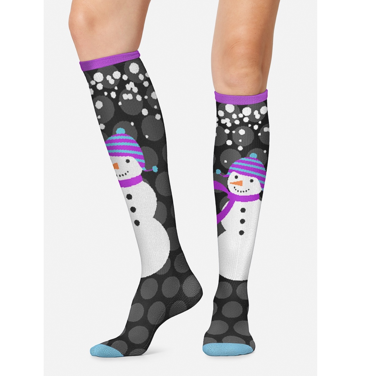 PRINTSUPPORT_SNWLV 2 Компресійні гольфи Cherokee «Сніговик» - Зображення 1