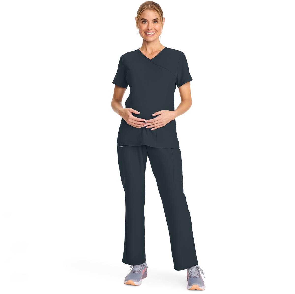 Медицинский костюм для беременных Cherokee серый — изображение 1