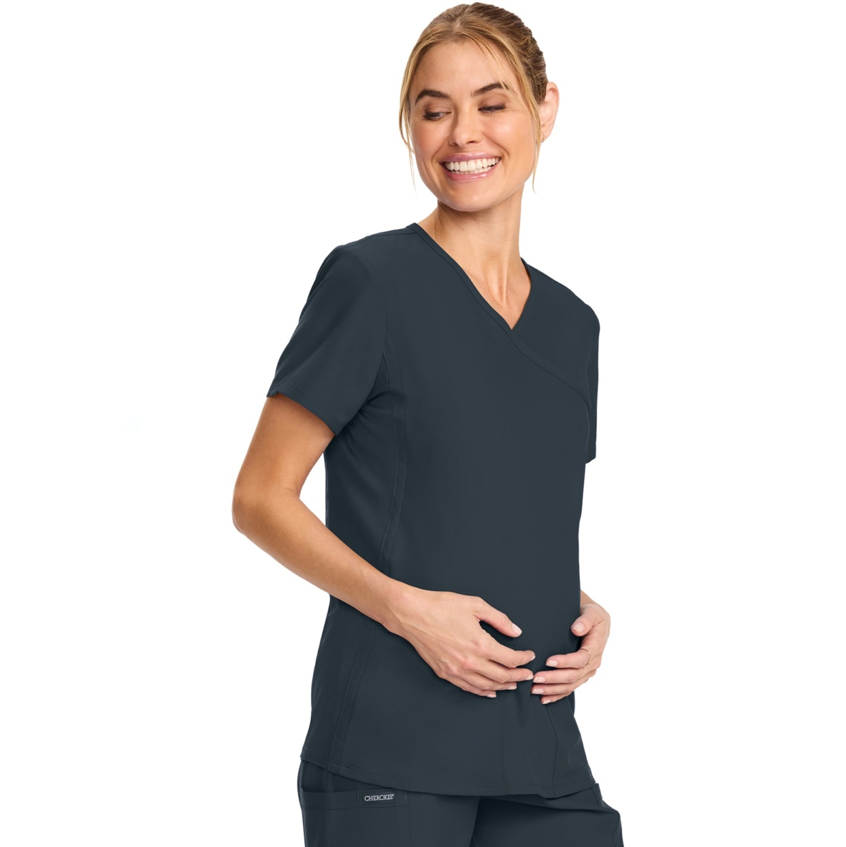 Медицинский костюм для беременных Cherokee серый — изображение 7