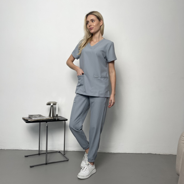 Жіночий медичний костюм Cherokee Originals Ultra сірий