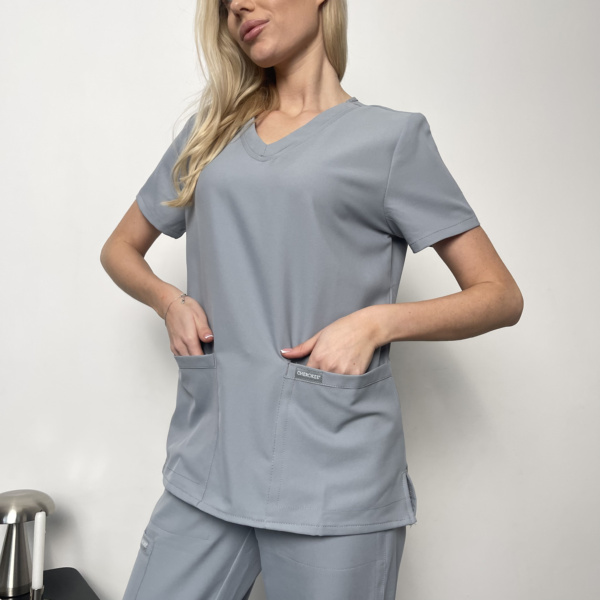 Женский медицинский костюм Cherokee Originals Ultra серый