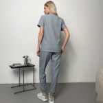 Жіночий медичний костюм Cherokee Originals Ultra сірий - Зображення 7