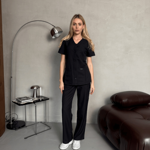 Женский медицинский костюм Cherokee черного цвета