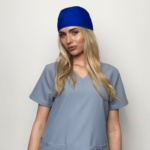 Медицинская шапка от Cherokee ярко-синяя женская — изображение 4