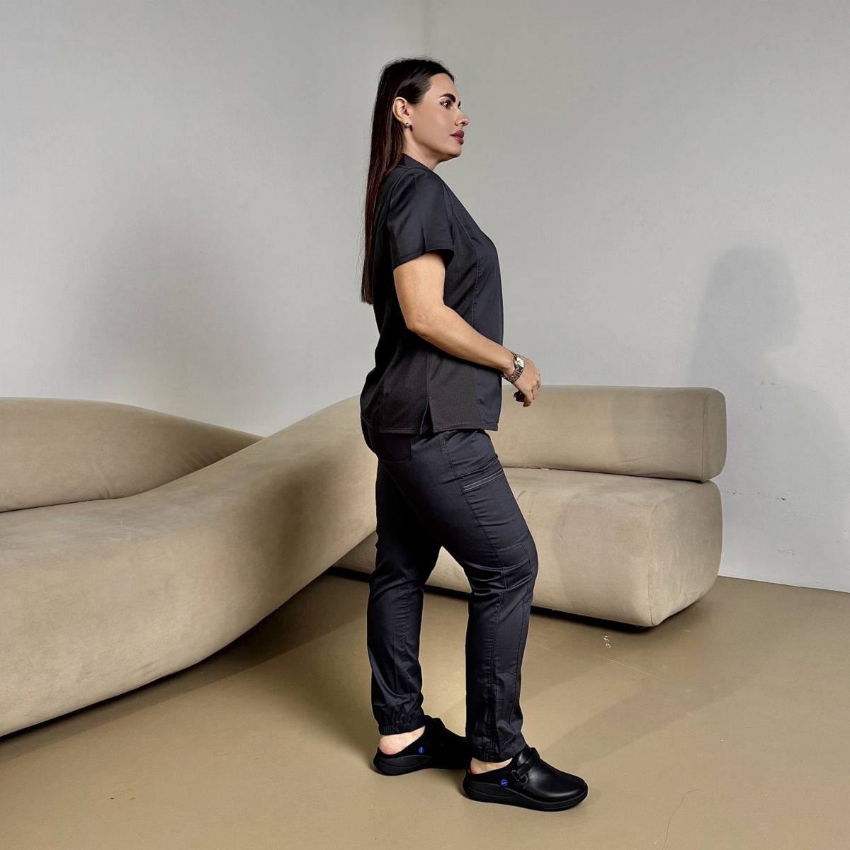 Женский коcтюм Cherokee Revolution c поло серый — изображение 4