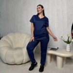 Женский медицинский костюм Cherokee синий