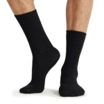 Диабетические носки унисекс CK Legwear Diabetic Crew Sock черные