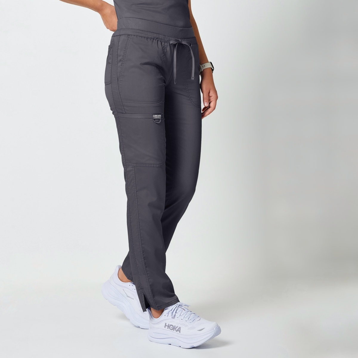 Женские медицинские брюки Cherokee Revolution серые — изображение 6