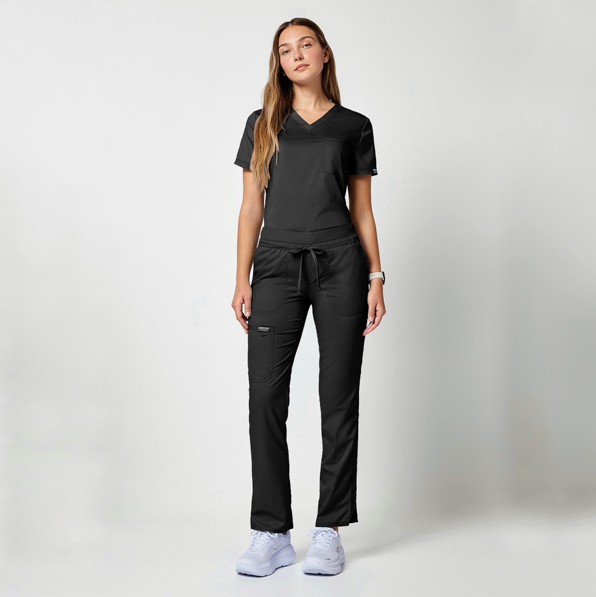 Женские медицинские брюки Cherokee Revolution черные — изображение 3