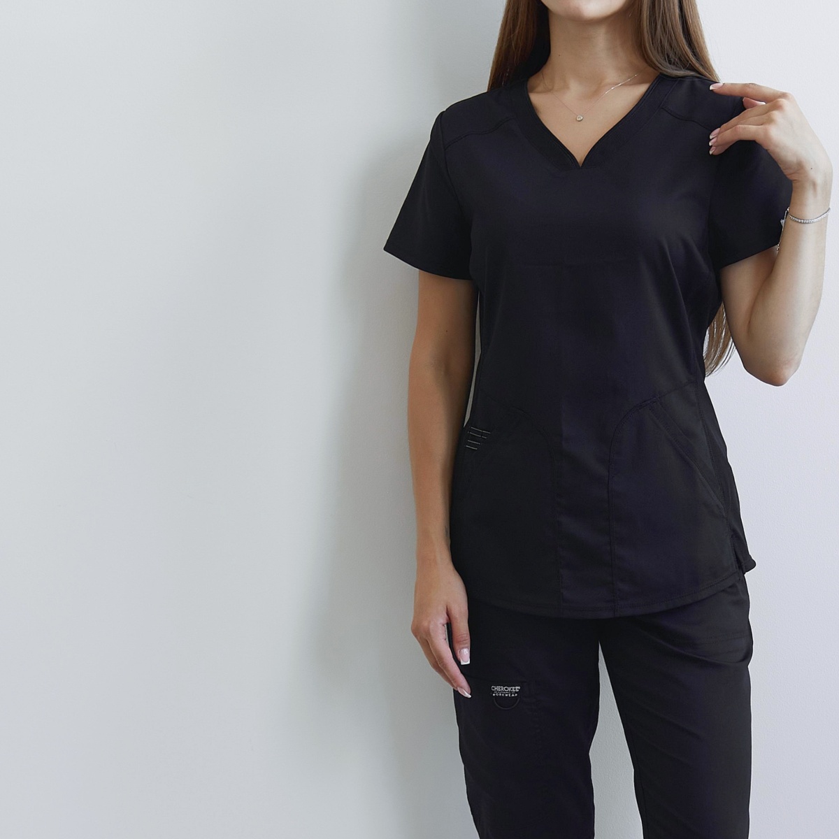 Женский медицинский костюм Cherokee черный — изображение 3