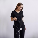 Женский медицинский костюм Cherokee черный — изображение 2